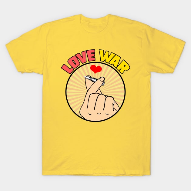 LOVE WAR T-Shirt by theanomalius_merch